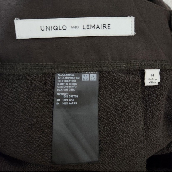 Uniqlo x Lemaire men’s black joggers - Picture 6 of 6